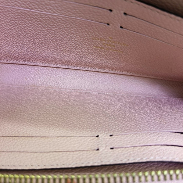 CLÉMENCE Monogram Calfskin Pink Wallet