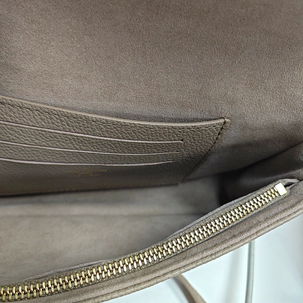 IVY Monogram Calfskin Gray