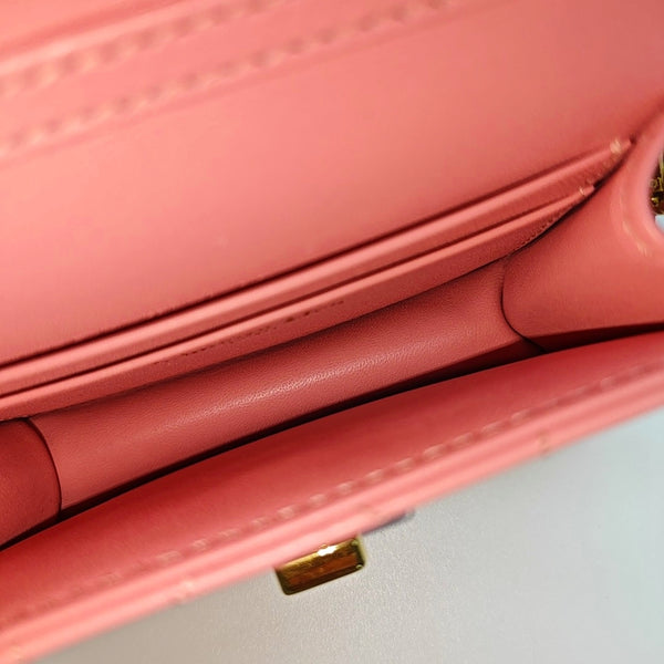 Miss Caro Cannage Lambskin Red