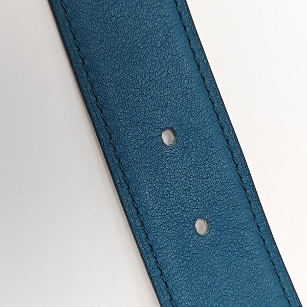 Leather Belt Blue
