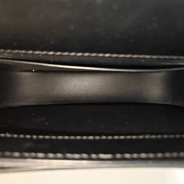 Calfskin Shoulder Bag Medium Black