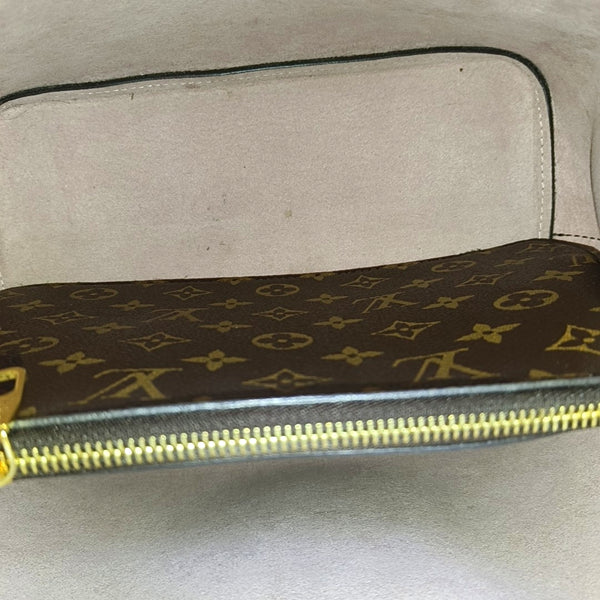 NÉONOÉ MM Monogram Coated Canvas Brown