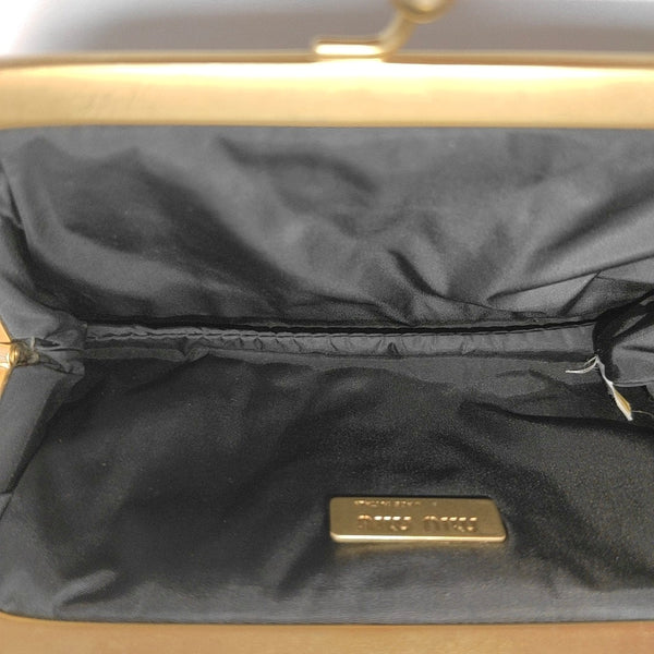 Quilted Calfskin Shoulder Bag Black