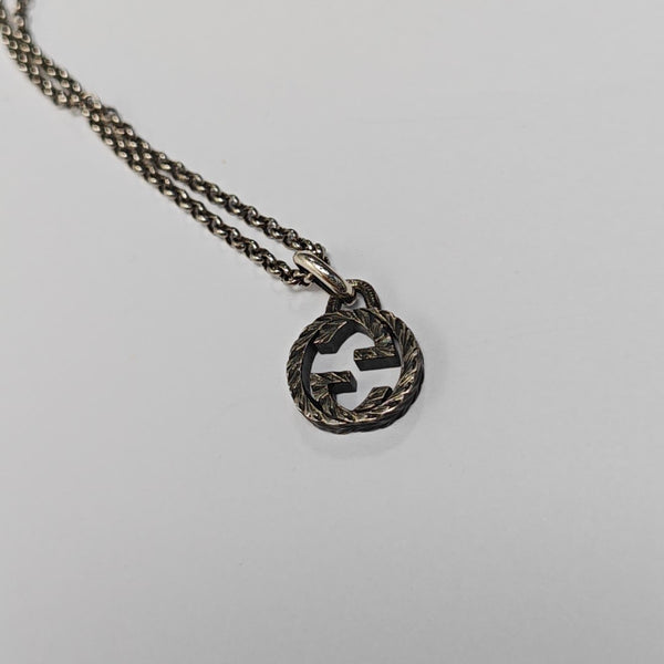 Interlocking G 925 Sterling Silver Necklace