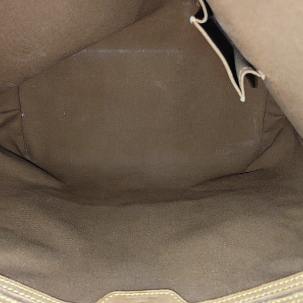 PIANO Monogram Coated Canvas Brown