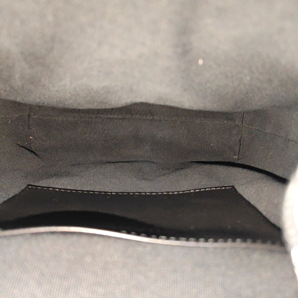 Quilted Grained Calfskin Backpack Black
