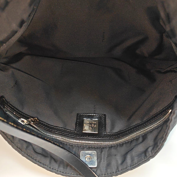Fabric Shoulder Bag Black