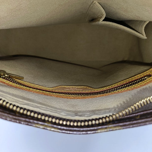 LOOPING GM Monogram Coated Canvas Brown
