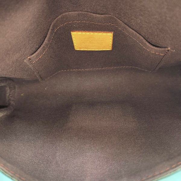 FAVORITE PM Monogram Coated Canvas Brown