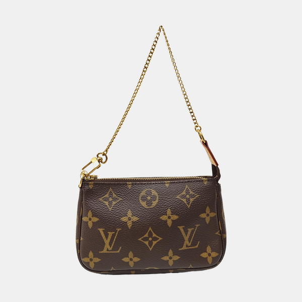 ACCESSOIRES Mini Monogram Coated Canvas Brown