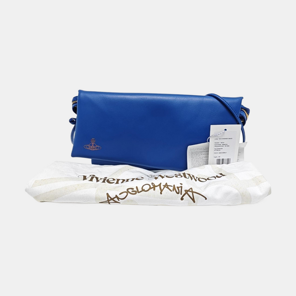 Calfskin Shoulder Bag Blue