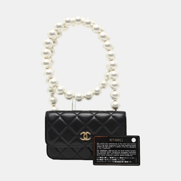 WOC Quilted Calfskin Black