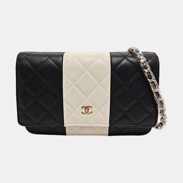WOC Quilted Lambskin Black