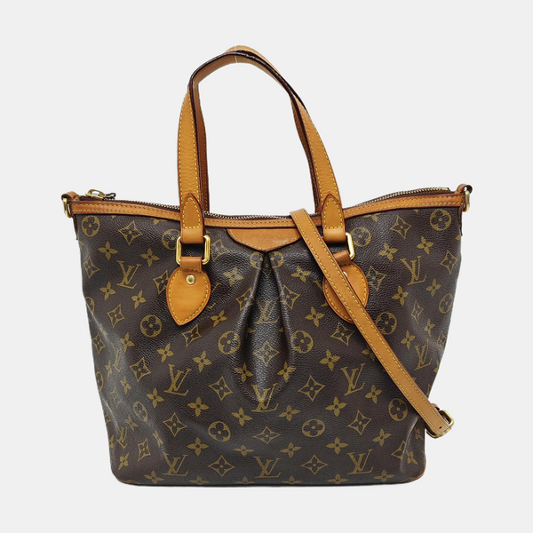 PALERMO PM Monogram Coated Canvas Brown
