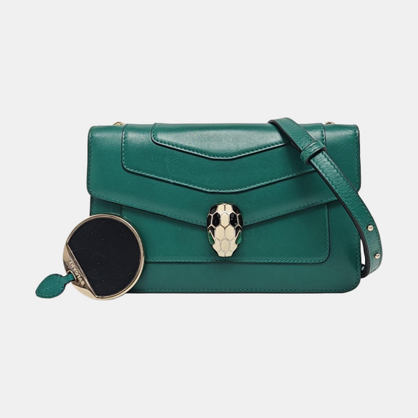 SERPENTI FOREVER Small Calfskin Green
