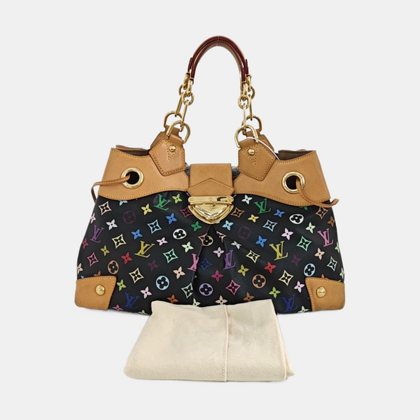LV × TM URSULA Monogram Coated Canvas Black