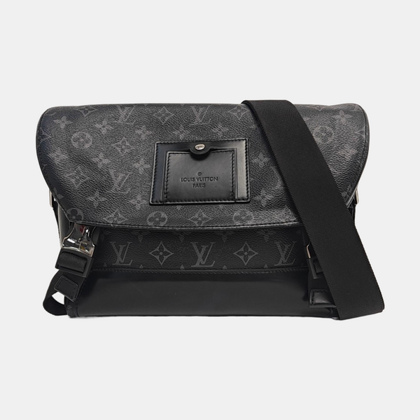 VOYAGER PM Monogram Coated Canvas Black