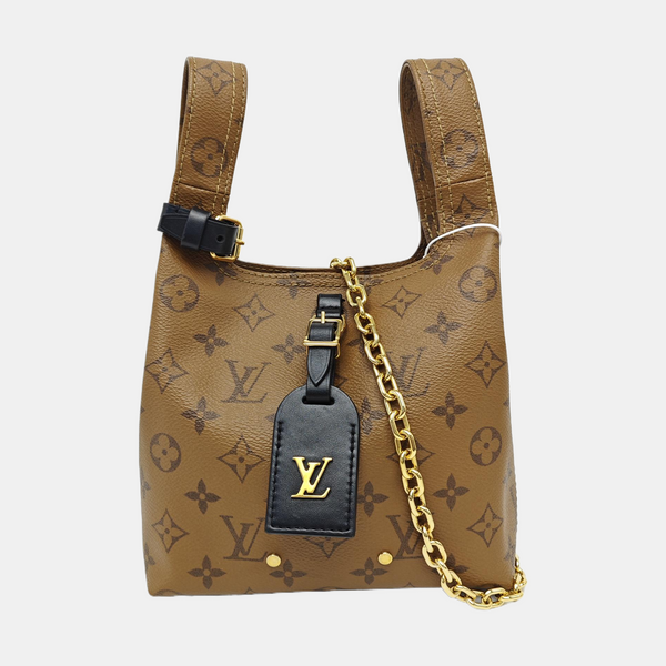 ATLANTIS PM Monogram Coated Canvas Brown