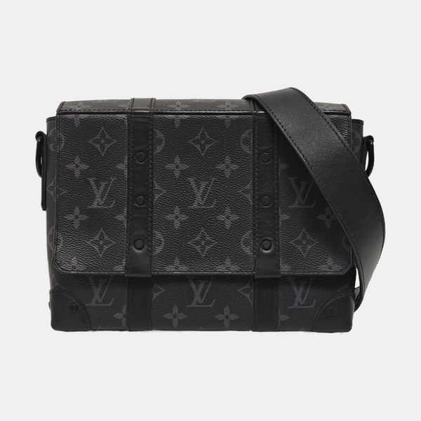 TRUNK PM Monogram Coated Canvas Black