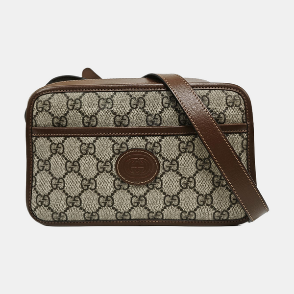 Bree Monogram Coated Canvas Beige