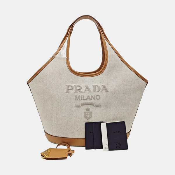Linen Tote Bag Beige