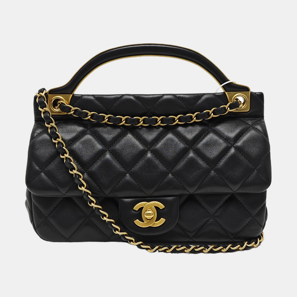 Quilted Lambskin Small Black
