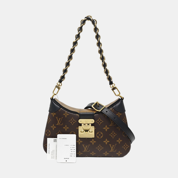 TWINNY Monogram Coated Canvas Brown