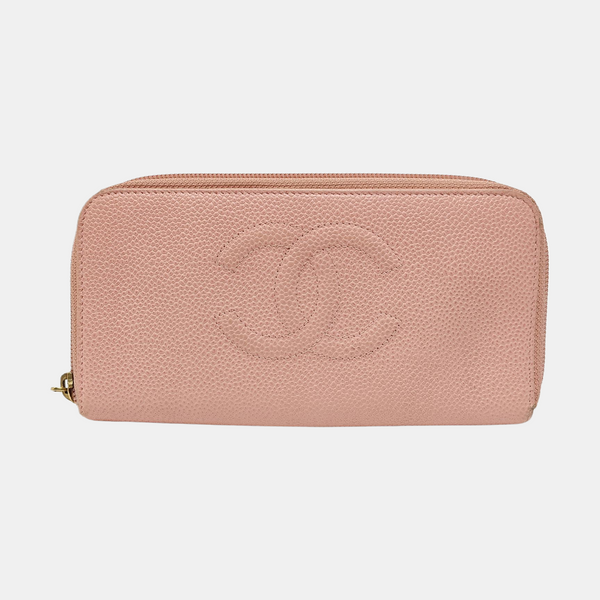 CC TIMELESS Grained Calfskin Pink