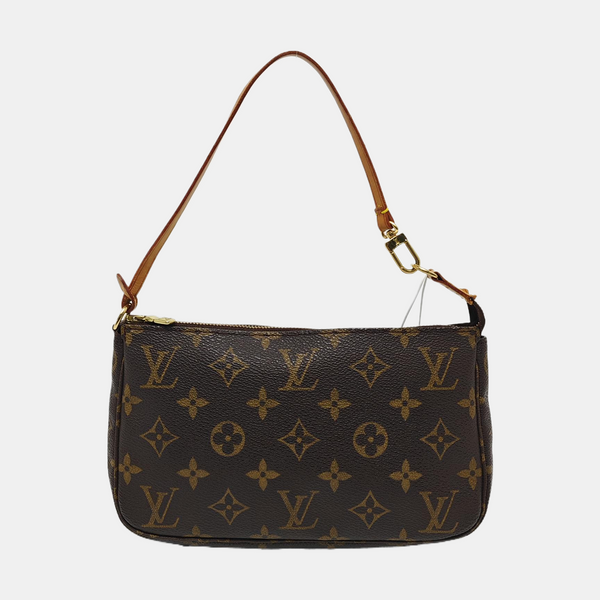 ACCESSOIRES Monogram Coated Canvas Brown