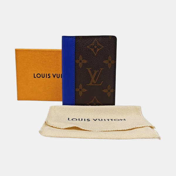 Monogram Coated Canvas Card Holder Brown