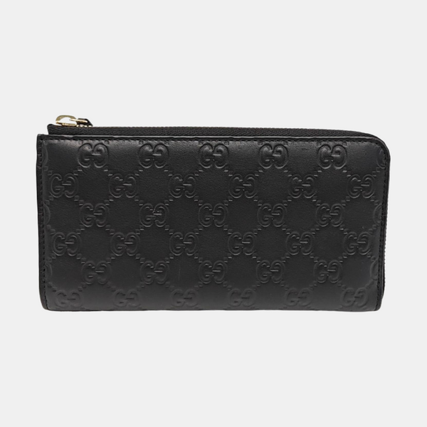 Monogram Calfskin Wallet Black