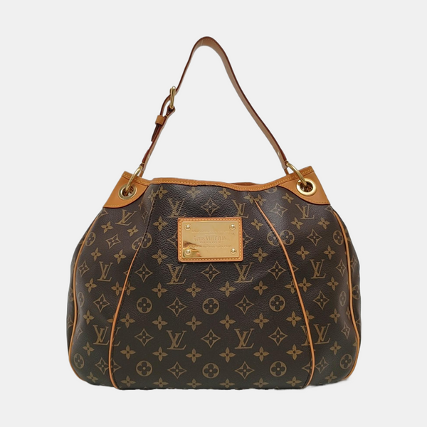 GALLIERA PM Monogram Coated Canvas Brown