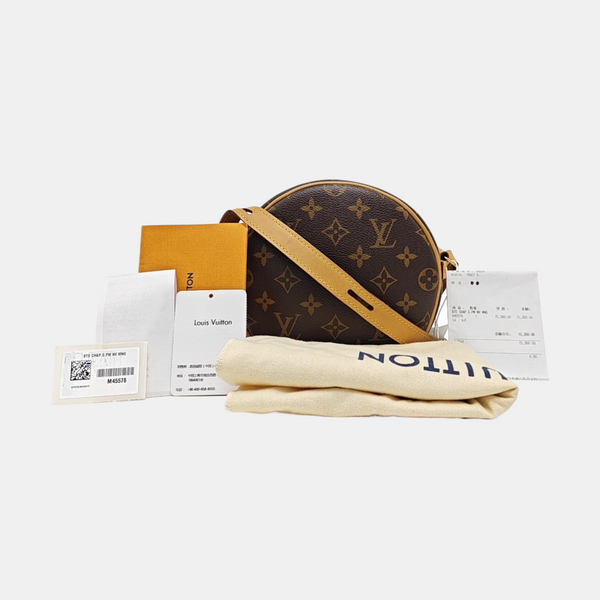 BOITE CHAPEAU PM Monogram Coated Canvas Brown