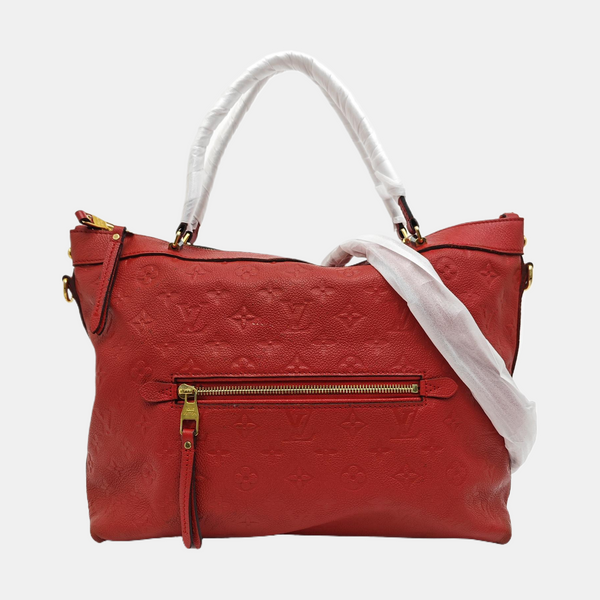 BASTILLE Monogram Calfskin Red