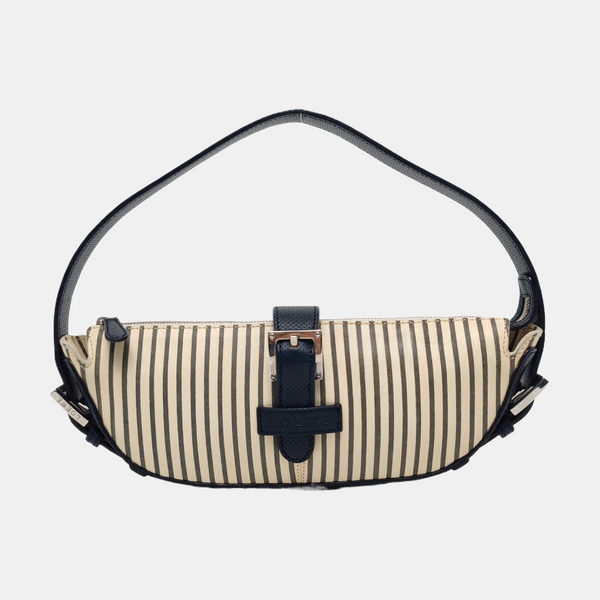 Calfskin Top Handle Bag Beige