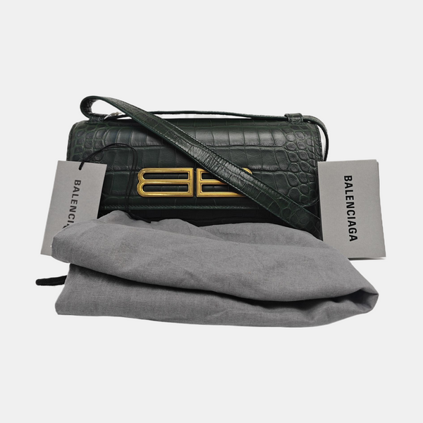 Calfskin Shoulder Bag Green