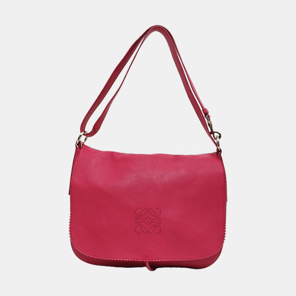 Calfskin Shoulder Bag Red