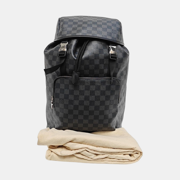 CHRISTOPHER Damier Graphite Coated Canvas Gray