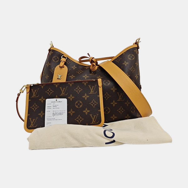 CARRYALL PM Monogram Coated Canvas Brown