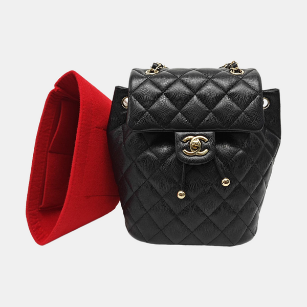 URBAN SPIRIT Quilted Grained Calfskin Black