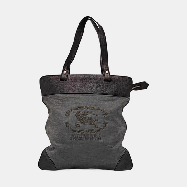 Canvas Top Handle Bag Gray