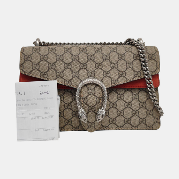 Authenticated pre-owned Dionysus Small Monogram Coated Canvas Beige - Shoulder Bag at Looply