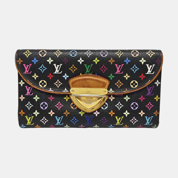 LV × TM KOALA Monogram Coated Canvas Black Wallet