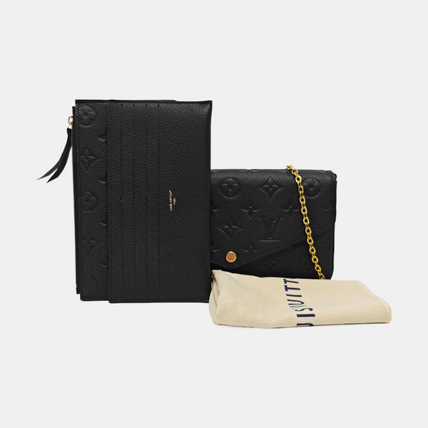 FÉLICIE Mini Monogram Calfskin Black
