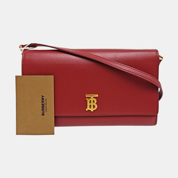 Calfskin Shoulder Bag Red