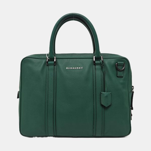Calfskin Top Handle Bag Green