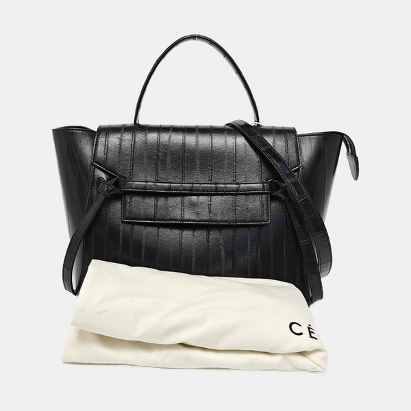 BELT Mini Quilted Calfskin Black