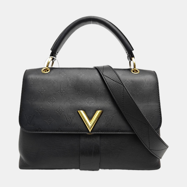 VERY Monogram Calfskin Black