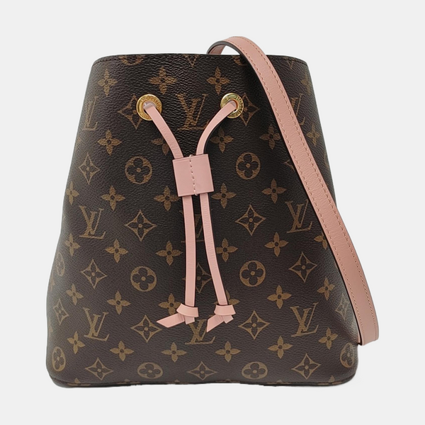 NÉONOÉ MM Monogram Coated Canvas Brown