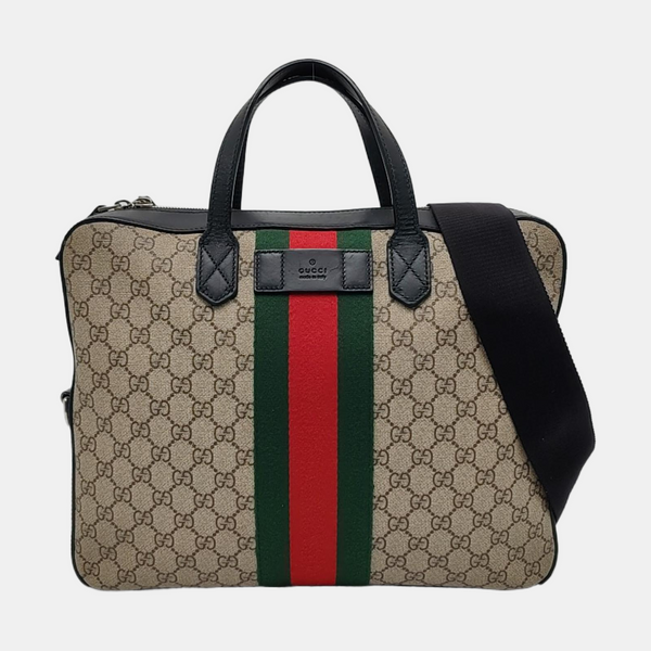 Monogram Coated Canvas Brown